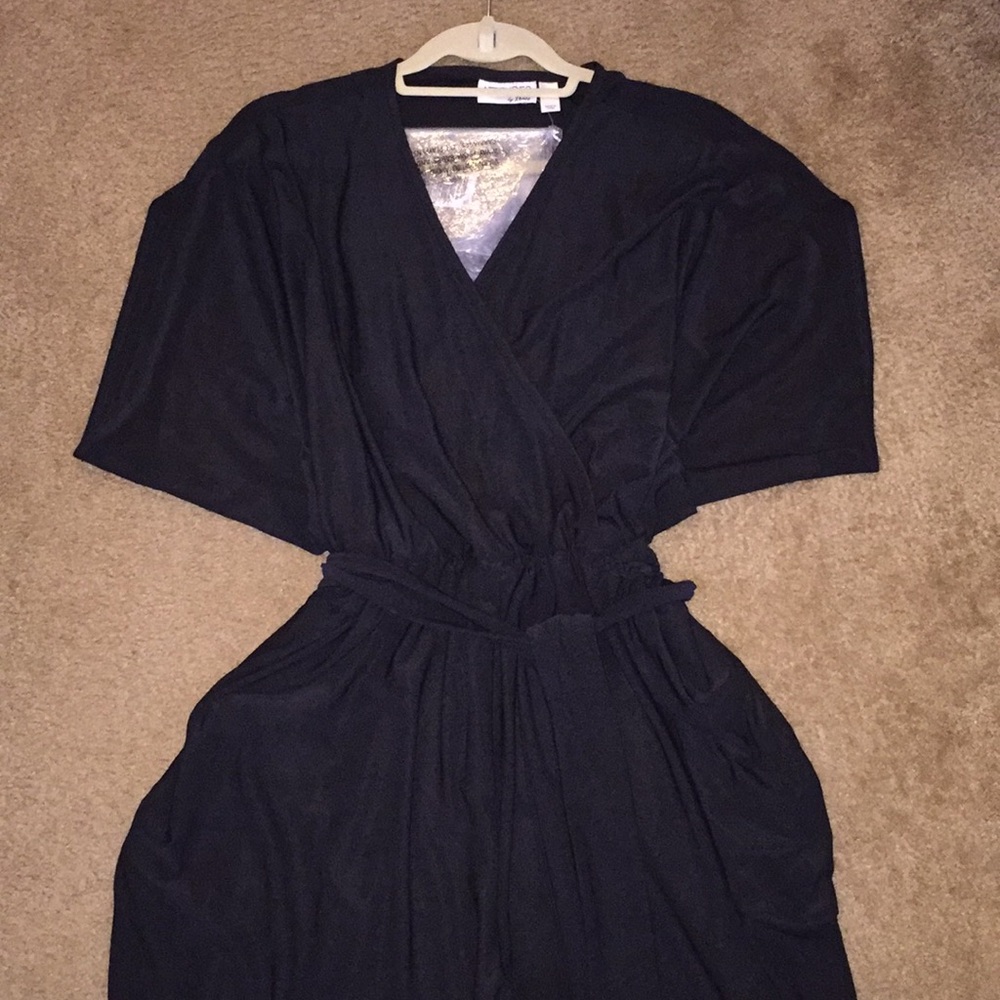 Black pants romper